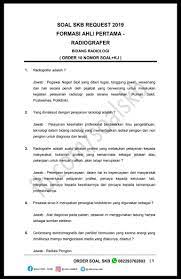 Maybe you would like to learn more about one of these? Ssr Ahli Pertama Radiografer Materi Skb Casn No 1 Facebook