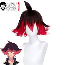 Ci arriviamo almeno a 800 mi piace per questa serie? Hsiu Anime Promare Gueira Cosplay Capelli Rossi Ragazzo Parrucca Cosplay Fibra Sintetica Capelli Corti Aliexpress