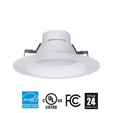 4 Dimmable Led Recessed Retrofit Ceiling Downlight 10 5w 650lm 5000k