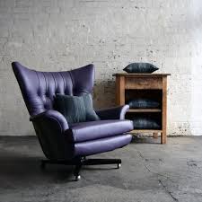 Purple Leather G Plan 6250 Swivel Chair Chair Purple Leather Sofas Dining Room Chairs Ikea