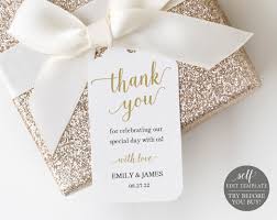 Diy thank you cards template Gold Wedding Thank You Tag Template Editable Thank You Tag Wedding Favor Tag Printable Thank You Tags Instant Download