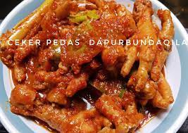 Resep Ceker Pedas Masakan Rumah Sederhana Oleh Yuanita Kusuma Dewi Dapurbundaqila Recipe Food Dinner Chicken