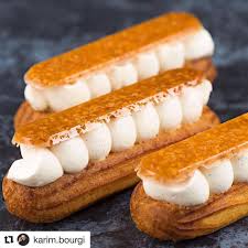 Repost Karim Bourgi Get Repost Eclairs Saint Honore Miam Stunning Amazing Caramel Goodmorning Eclairs Dessert Yummy Fo Hot Dog Buns Food Dog Bun