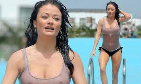 Ex On The Beach's Jess Impiazzi braless in wet T-shirt on Cape Verde  holiday | Daily Mail Online