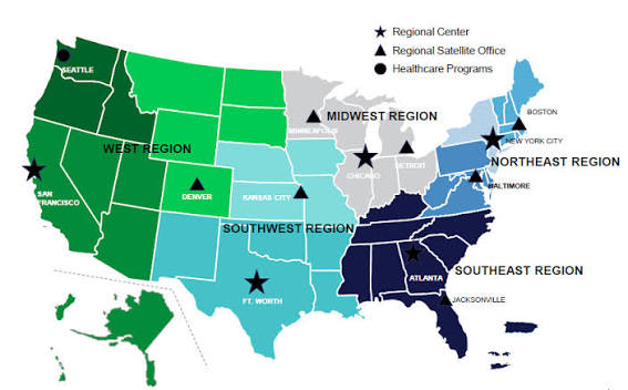Multifamily Housing Regions | HUD.gov / U.S. Department of Housing and  Urban Development (HUD)