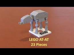 How To Build A Lego Star Wars Mini At At 23 Pieces Lego Star Wars Mini Lego Star Wars Lego