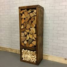 Large Wooden Indoor Log Store Log Holder Log Basket Wood Burner Log Storage Ebay Indoor Log Holder Log Store Indoor Firewood Storage Indoor