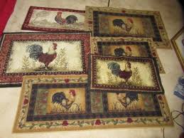 If you want brighten your kitchen and add a bit of cheer, a rooster rug with a bright background using bright. Auction Ohio Rooster Rugs