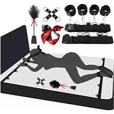 BDSM Set With 7 Pieces, SM Bed Sets, Extremely Bondage Set For Attachment  To The Bed For Couples : Amazon.co.uk: Health & Personal Care