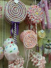 Pin By Alicia Baer On All About Baby Candy Christmas Decorations Candy Land Christmas Candy Decorations