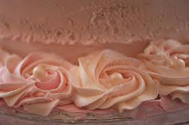 A wide range of silk wedding flowers in many sizes, styles and colours to suit you and your wedding. Close Up Of Iced Pink Swirl Flowers And Pearl Decorations On A Wedding Cake Stock Photo Image Of Iced Background 110367954