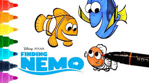 Search through 623,989 free printable colorings at getcolorings. Coloring Finding Nemo Nemo Marlin And Dory Coloring Pages For Kids Youtube