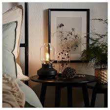 Ternabi Lampa Nastolnaya Chernyj Antracit Kupit Onlajn V Internet Magazine Ikea In 2020 Black Table Lamps Table Lamp Led Bulb