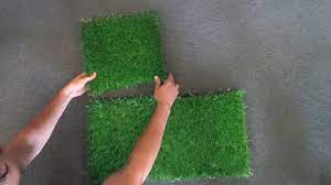 The wide world of turf installation can be boiled down into a couple of basic steps. Diy Interlocking Artificial Turf Tiles How To Install Youtube