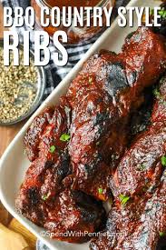 bbq country style ribs oven baked