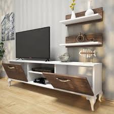 Rani A4 Duvar Rafli Kitaplikli Tv Unitesi Modern Ayakli Fiyati Mobilya Oturma Odasi Tasarimlari Ev Dekoru