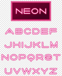 Blue Background With Neon Text Overlay, Neon Lighting Letter Case Font, Neon  Light Effect Word, English, Effect Png | PNGEgg
