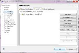 Steps to set path for java: Eclipse Java Build Path Tutorialspoint