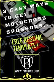 Related posts for 30 motocross sponsorship resume template. Bike Sponsorship Resume