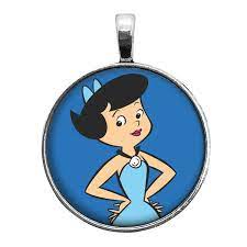 Betty Rubble Key Ring Necklace Cufflinks Tie Clip Ring Earrings Flintstones  Show | eBay