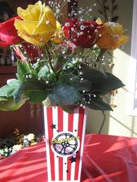 Movie Night Party Centerpiece Movie Themed Party Movie Night Party Movie Night Birthday Party