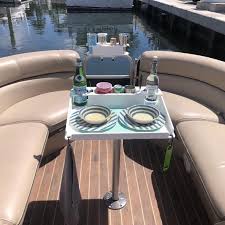 Often repacking the bearings will be all the maintenance needed; Pontoon Boat Owners Have The Following Attachment Options For Our Tables You Can Clamp To An Exposed Area Of 1 1 4 Pontoon Rail Y Pontoon Boat Pontoon Boat