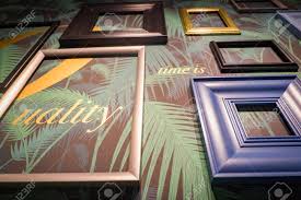 Christmas,party,valentine's day, wedding, home sales price,this lights will make your life lovely. Blank Picture Frame Hanging On The Wall For Interior Decoration Stock Photo Picture And Royalty Free Image Image 86799867