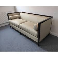Clean, casual and comfortable, the baker luxe collection captures the essence of today's. A Baker Archetype Walnut Banded Sofa Designed By Michael Vanderbyl In The Moderne Style Width 78