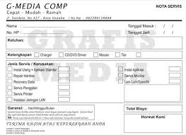 Nota atau dalam bahasa inggris dikenal dengan invoice ialah suatu surat penagihan dengan nilai nominal tertentu kepada pelanggan. 20 Contoh Dan Ukuran Nota Bukti Pembayaran Grafis Media