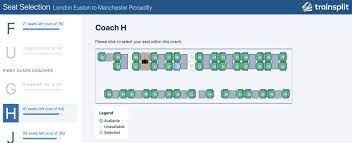The Man In Seat 61 On Twitter Today S Tip For Avanti West Coast Users When Booking An Avanti West Coast Train Https T Co Ghtu8w0lmo Allows You To Choose Your Exact Seat From A Carriage