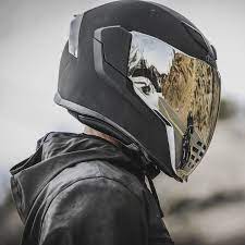 Icon Airflite Rubatone Helmet Matte Black Cool Motorcycle Helmets Motorbike Helmet Icon Helmets