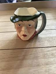 VINTAGE TOBY JUG "Betsy" Hand Painted 14 cm, Siltone Pottery Staffordshire  £11.11