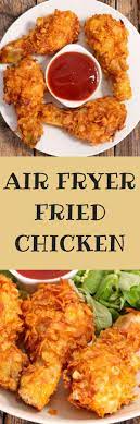 Crispy Air Fryer Fried Chicken In 30 Minutes Step By Step Instructions Recipe Air Fryer Recipes Healthy Air Fryer Fried Chicken Air Fryer Recipes Easy