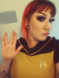 I just wanted to be a part of the "fEmAlE tReKkiES dOnT eXsIST" thing bc i  have loved every post so much. Also heres me aggressively showing you my  favorite mug. Not