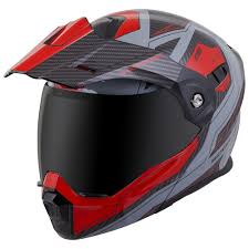 Details About Scorpion Exo At950 Tucson Modular Motorcycle Helmet Red