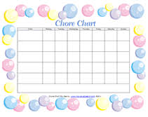 Free Childrens Chores Charts To Download