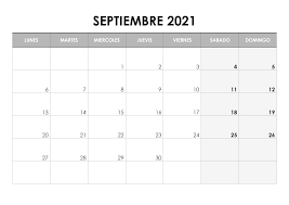 Se presentan calendarios de orientación horizontal y vertical. Calendario Septiembre 2021 Calendarios Su