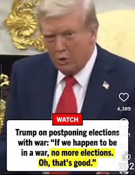 Don't be mislead by Trump. The USA has conducted Elections despite being in  a Civil War... WW1... WW2... Korea... Vietnam... Iraq and Afganistan. We've  done it before and we will do it