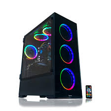 Alarco Gaming PC Desktop Computer Intel 3.70GHz,16GB Ram,512 GB SSD,Windows  11 pro,WiFi Ready,Video Card RX 580 8GB, 6 RGB Fans with Remote : Buy  Online at Best Price in KSA - Souq