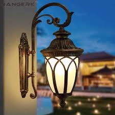 Vintage Outdoor Wall Lamp Europe Led Porch Lights Waterproof Rust Aluminum Lighting Sconce Wall Lamps Garden Balcony Fixtures Outdoor Wall Lamps Aliexpress