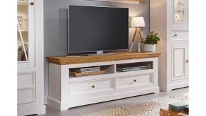 Ich verkaufe hier meinen unterschrank einzeln oder als set mit passender kommode und. Lowboard 2 Glora Tv Board Kiefer Massiv Weiss Gewachst Eiche Landhaus