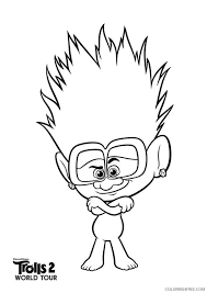 351 x 800 file type: Trolls Coloring Pages Tv Film Wonder Day Trolls World Tour Printable 2020 10782 Coloring4free Coloring4free Com