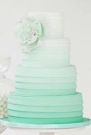 Mint Wedding Cake Wedding Cake Ombre Mint Wedding Cake Wedding Mint Green