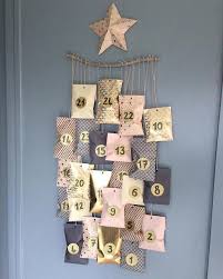 Complete Kit Advent Calendar Scandinavian Spirit Pink And Gold Diy Advent Calendar Homemade Advent Calendars Christmas Calendar
