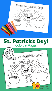 Draw gold coins in the pot coloring page. Leprechaun With Pot Of Gold Coloring Page 10 Minutes Of Quality Time