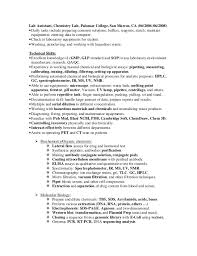 Cv templates find the perfect cv template. School Laboratory Technician Resume April 2021