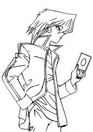 Amazing Seto Kaiba In Yu Gi Oh Coloring Page Netart Coloring Pages Coloring For Kids Yugioh