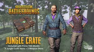 Pubgs New Twitch Prime Crate Is Jungle Themed Available This Week Twitch Prime Jungle Outfit Twitch