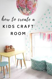 Then this fishtail is the best idea to bring some fun to your walls and make them looked all spruced up. How To Create A Cute Kids Craft Room The Sweetest Digs