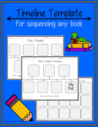 Simple Story Timeline Template For Sequencing Any Book Timeline 2nd Grade Reading Worksheets Any Book Book Report